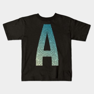 Alphabet Mandala - Customizable Kids T-Shirt